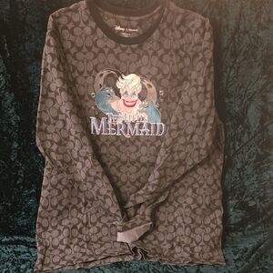 Coach And Disney Ursula Black and Gray Long Sleeve Top